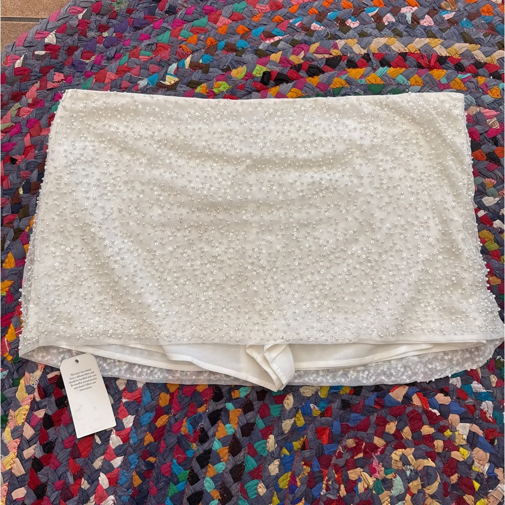 Abercrombie and Fitch sparkle mini skorrt